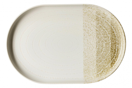 Platte oval 30 x 20 cm Trio Creme Ritzenhoff & Breker 
