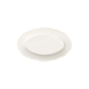 Platte oval Tiffany 21 cm Transparent ID Fine 