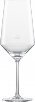 Bordeauxpokal Rotweinglas Goblet 680ml Belfesta Zwiesel Glas  ab 36 Stück mit Eichstrich 0,2l