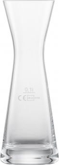 Karaffe 0,1l Belfesta Zwiesel Glas ab 6 Stück mit Eichstrich 0,1l