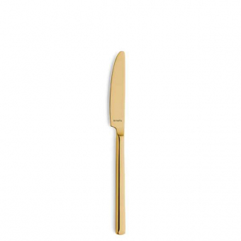 Dessertmesser Vollheft rfr. PVD Gold Metropole Amefa 