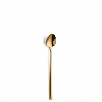Latte Macchiato Löffel 18/10 PVD Gold Metropole Amefa 