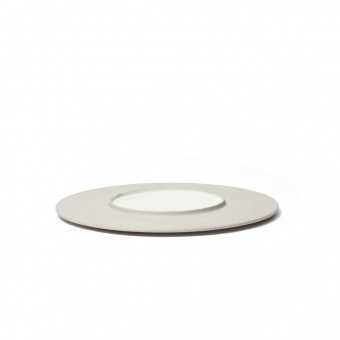 Wendbare Basisplatte 31 cm Dolmen White Comas 