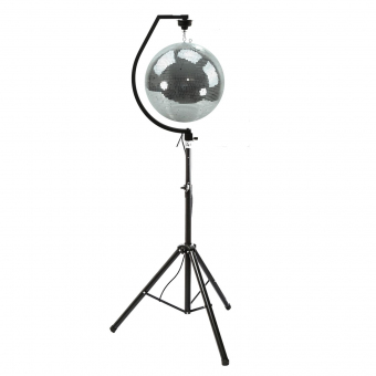 Spiegelkugel SET 50cm PROFI Kugel mit schwarzer Stativhalterung - inkl. Motor von Allembra 