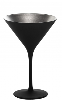 Cocktailglas schwarz matt/silber Elements Olympic Stölzle 