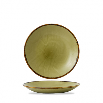 Dudson Harvest Green Teller tief coupe 25,5 cm 
