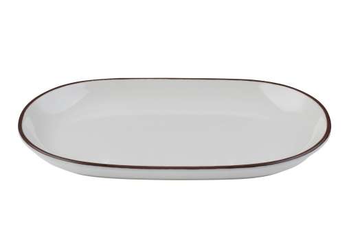 Platte oval Magnus 23 x 15 cm Modest Brown ID Fine 