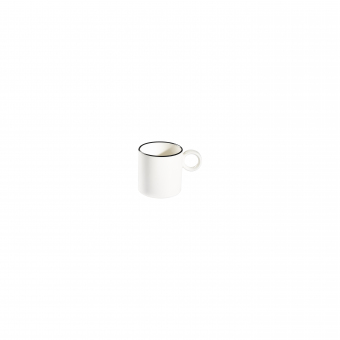 Espressotasse Ring 8 cl Modest Black ID Fine 