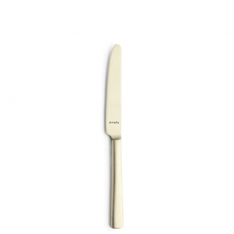 Dessertmesser (Vollheft) PVD champagner Ventura Amefa 