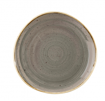 Churchill Stonecast Peppercorn Grey Teller tief rund organic 25,3cm/1,1l 