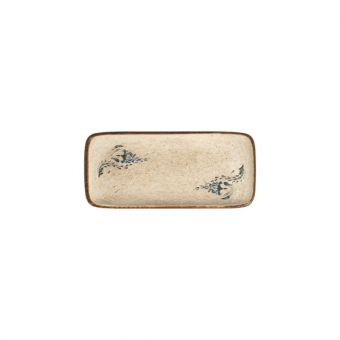 Platte rechteckig Quadro 22 x 10 cm Voyage Navy ID Fine 