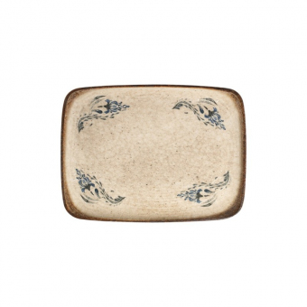 Platte rechteckig Quadro 27 x 20 cm Voyage Navy ID Fine 