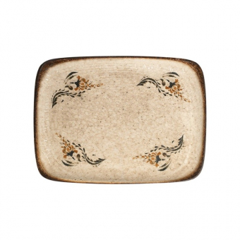 Platte rechteckig Quadro 33 x 23 cm Voyage Terra ID Fine 