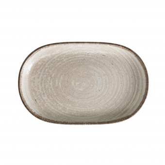Platte oval Magnus 37 x 24 cm Mocha ID Fine 