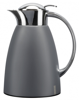 Isolierkanne 1,0 l Edelstahl basalt matt Conference Helios 