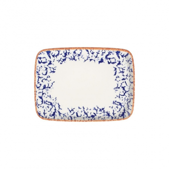 Teller rechteckig Quadro 27 x 20 cm Venecia Navy ID Fine 