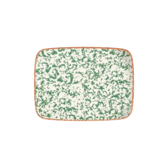 Platte rechteckig Quadro 27 x 20 cm Venecia Green ID Fine 