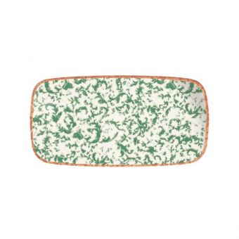 Platte rechteckig Quadro 34 x 16 cm Venecia Green ID Fine 