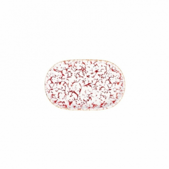 Platte oval Magnus 14 x 9 cm Venecia Maroon ID Fine 