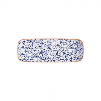 Platte rechteckig Quadro 30 x 11 cm Venecia Navy ID Fine 