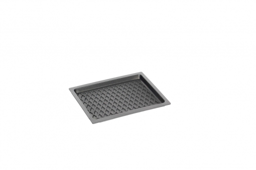 AMT GN 2/3- Back / Bratplatte tief Aluguss Induktion 2 cm tief BBQ Grillboden