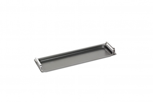 GN 2/4 2,0 cm tief mit Griffen - Induktion 2 cm tief