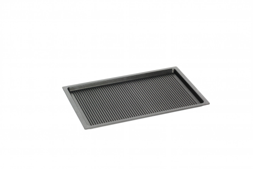 AMT GN 1/1 - Back / Bratplatte Aluguss Induktion    2,0 cm tief ,Griffe & Grillb.
