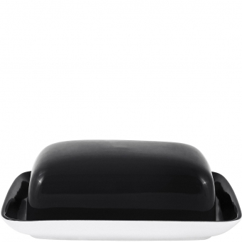 Butterdose eckig pure black Pronto Colore KAHLA 