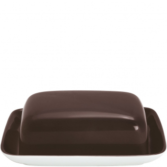 Butterdose eckig chocolate brown Pronto Colore KAHLA 