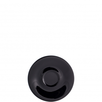 Untertasse 12 cm pure black Pronto Colore KAHLA 
