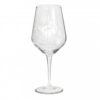 Cocktailglas Spritz 550ml mit 3D-Reliefdruck weiß ab 12 Stück 