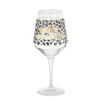 Cocktailglas Spritz Leopard 550ml mit 3D-Reliefdruck farbig, ab 12 Stück 