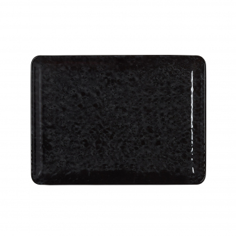 Teller flach rechteckig Vida Night  23 x 17 cm