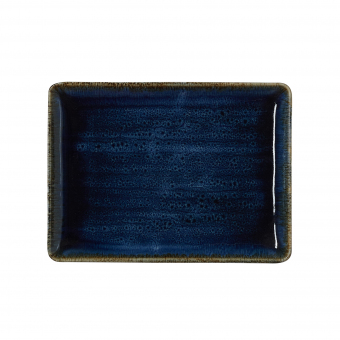 Teller flach rechteckig Vida Dark Ocean  23 x 17 cm