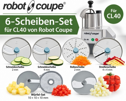 6-Scheiben-Set für CL40 von Robot Coupe 