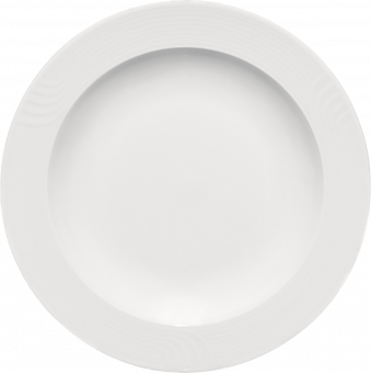 Teller tief mit Fahne 23 cm Carat Bauscher 