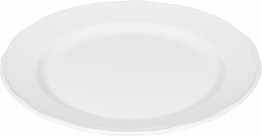 Teller flach mit Fahne 25 cm Marie Christine Bauscher 