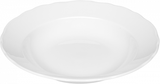 Teller tief mit Fahne 23 cm Marie Christine Bauscher 