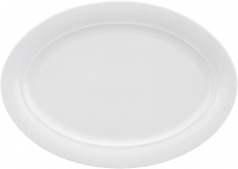 Platte oval mit Fahne 26 x 18 cm Avanti Gusto von Schönwald 