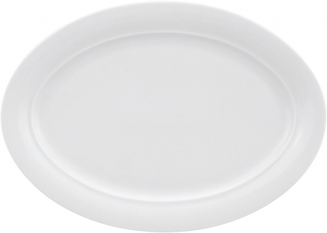 Platte oval mit Fahne 36 x 26 cm Avanti Gusto von Schönwald 