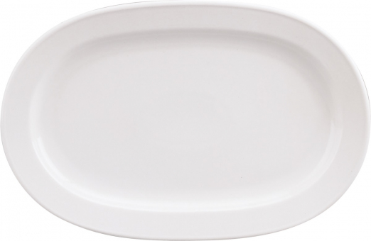 Platte oval mit Fahne 26 x 18 cm Form 98 von Schönwald 