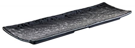 Tablett Glamour schwarz von APS 37 x 11 x 2,5 cm