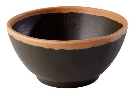Schale Crocker 12,5 x 12,5 cm von APS dunkel
