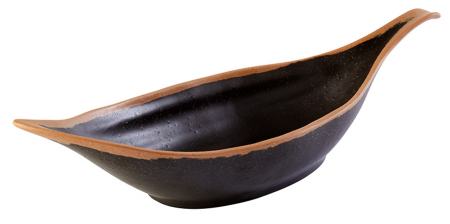 Blattschale Crocker 42 x 14 cm von APS dunkel