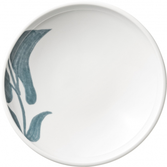 Suppenteller tief rund coup 21 cm Boldleaf Dekor Shiro von Schönwald 