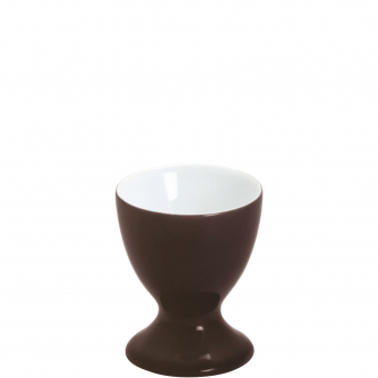 Eierbecher mit Fuß chocolate brown Pronto Colore KAHLA 