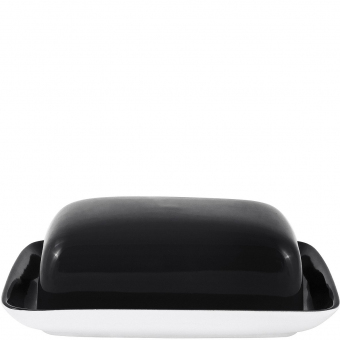 Butterdose eckig pure black Pronto Colore KAHLA 