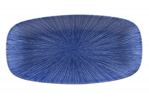 Churchill Studio Prints Agano Blue Platte 35,5 x 18,9 cm 