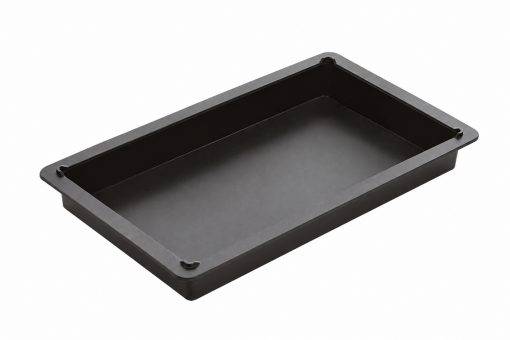AMT GN 1/1 Grill-Back-/Bratplatte aus Aluguss 5,0 cm tief, leicht ,Kastenform