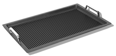 AMT GN 1/1 Grill-Back-/Bratplatte mit Griffen aus Aluguss 